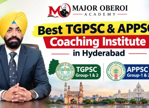 Best TGPSC & APPSC Coaching Institute in Hyderabad | Major Oberoi Academy