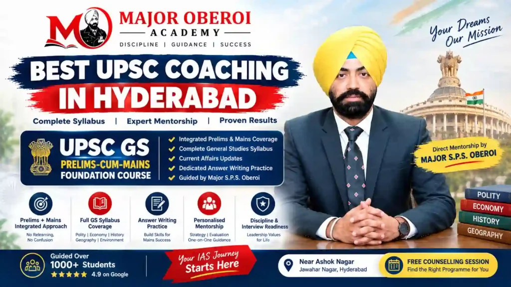 Best UPSC Coaching in Hyderabad | UPSC GS Foundation Course